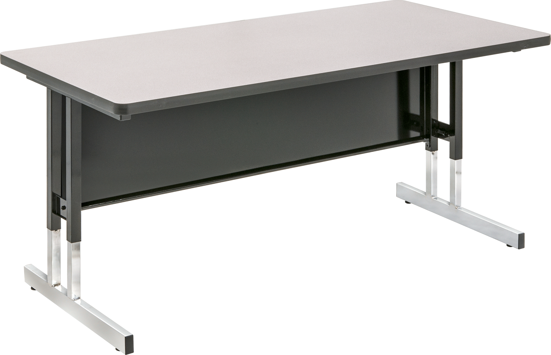 Yüksekliği Ayarlanabilir Laminat Üstlü Masa, Sabit, 26“-30” Yükseklik x 60“ Genişlik x 30” Derinlik