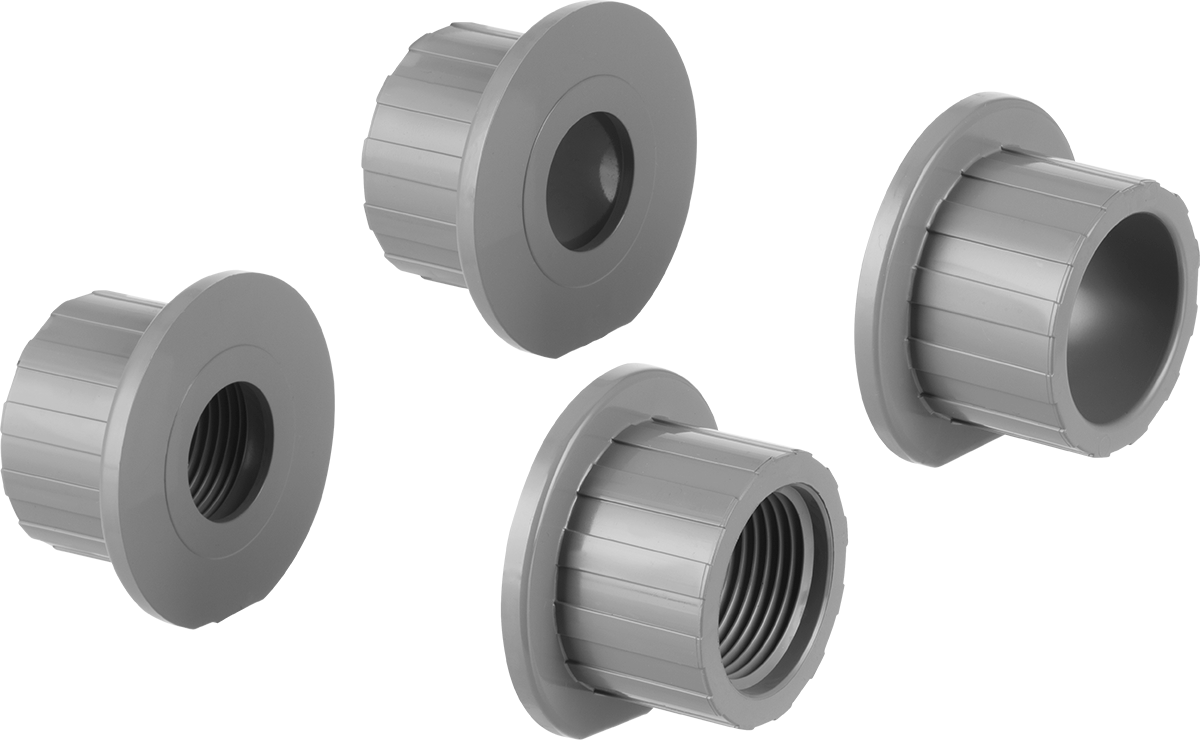 3" Dış Çaplı CPVC Rakor Bağlantı Parçaları, 1 NPT&Sckt Bağlantı