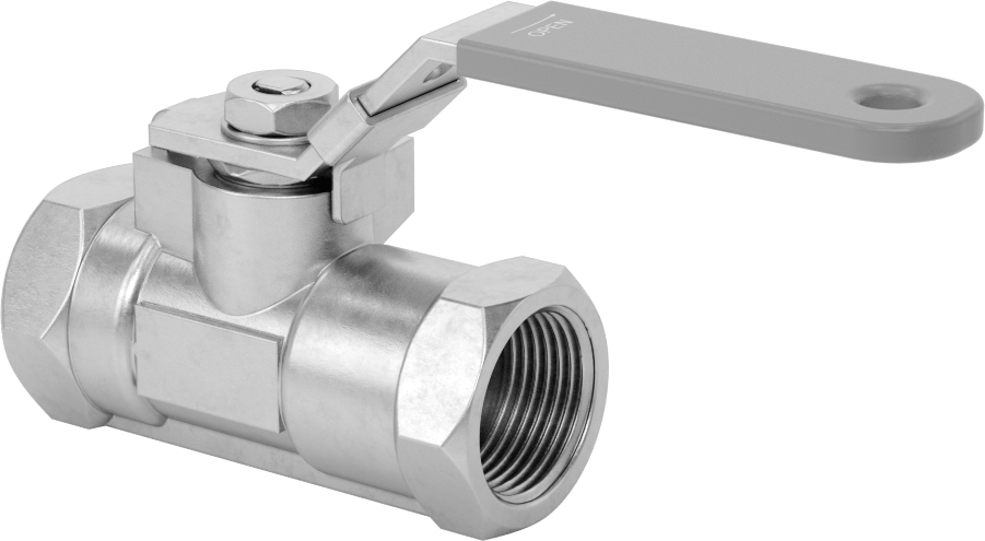 Yakıt için 316 Paslanmaz Çelik Açma/Kapama Vanası, Grafit Conta, 3/4 NPT Dişi, 1000 PSI @ 200°F Maksimum