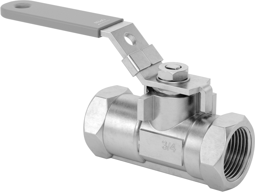 Yakıt için 316 Paslanmaz Çelik Açma/Kapama Vanası, Grafit Conta, 3/4 NPT Dişi, 1000 PSI @ 200°F Maksimum