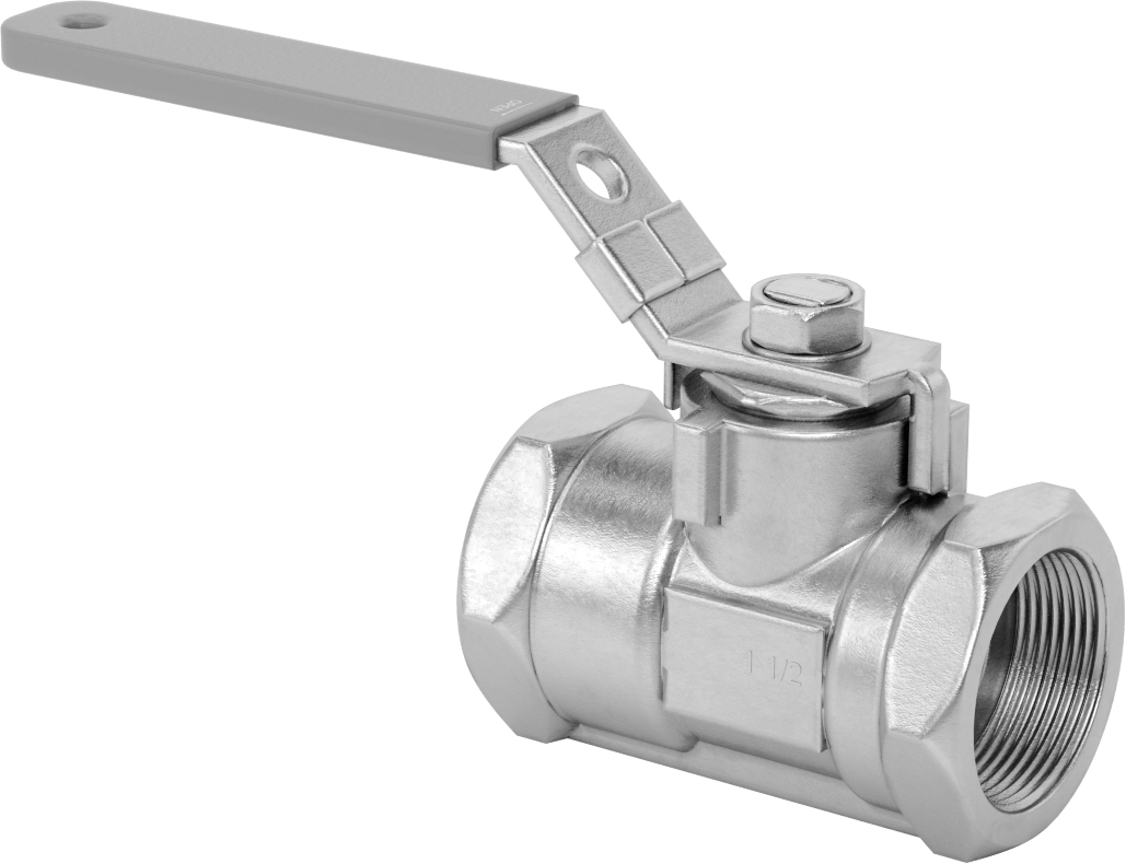 Yakıt için 316 Paslanmaz Çelik Açma/Kapama Vanası, Grafit Conta, 1-1/2 NPT Dişi, 1000 PSI @ 200°F