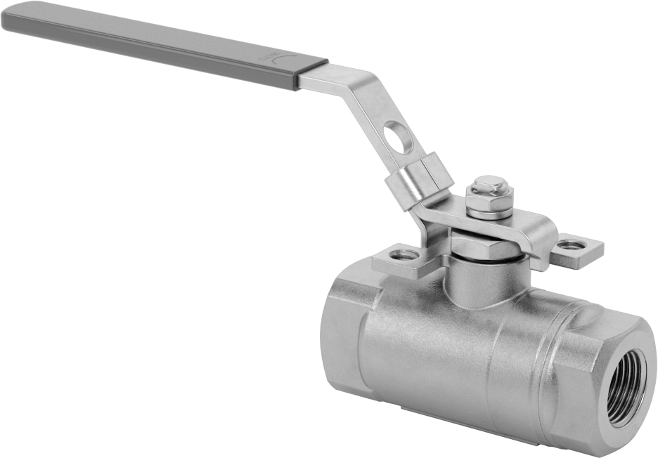 Yakıt için 316 Paslanmaz Çelik Açma/Kapama Vanası, Grafit Conta, 3/8 NPT Dişi, 2160 PSI @ 100°F Maksimum