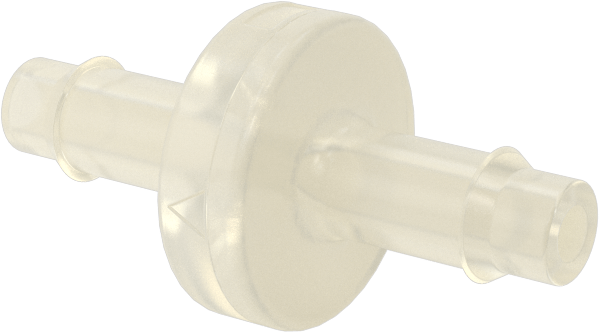 Çek Valf, Yüksek Çevrimli, Polipropilen Plastik Gövde, 1/4" Boru İç Çapı için