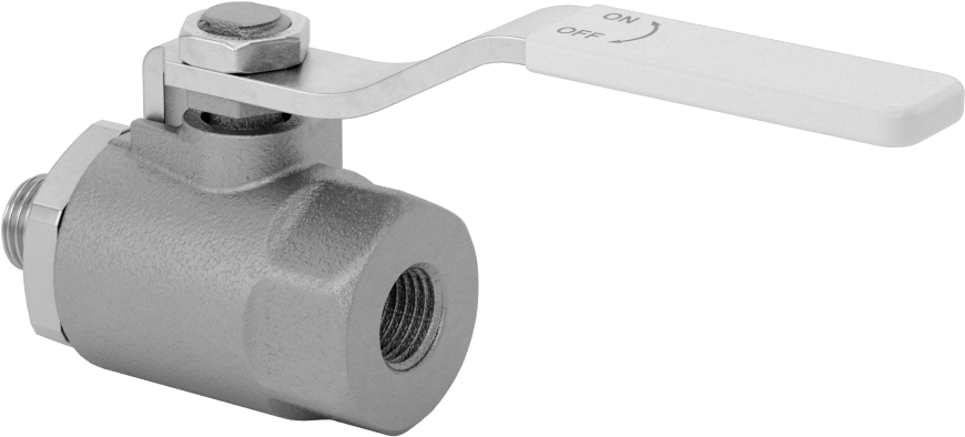 Bronz Gövde Standart Portlu Açma/Kapama Vanası, 1/4 NPT Erkek x 1/4 NPT Dişi