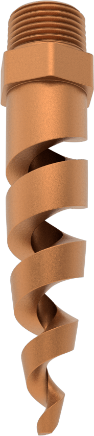 Tıkanmaya Dayanıklı Tank Yıkama Nozulu, Pirinç, 3/8 NPT Erkek, 11.7 gpm @ 20 PSI, 270 Derece Püskürtme
