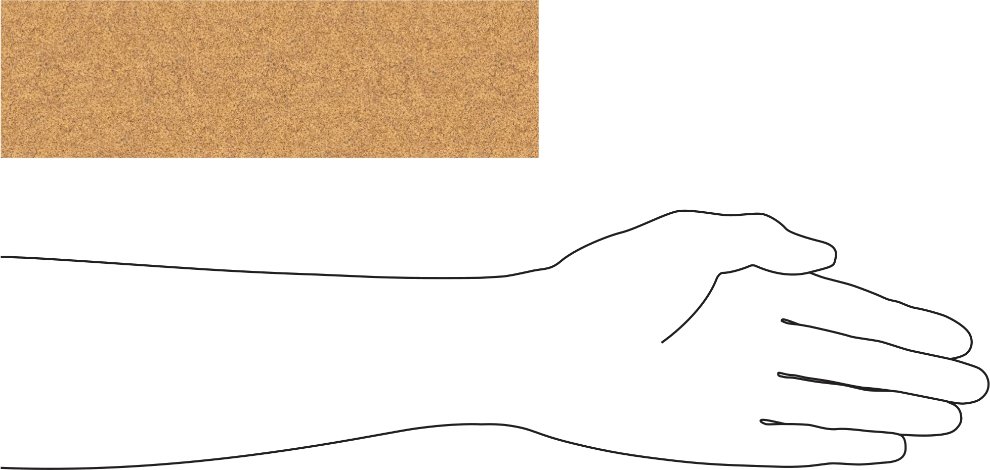 Zımpara Blokları için Zımpara Kağıtları, Takılabilir, 2-3/4“ Genişlik x 9” Uzunluk, Pürüzsüz Yüzey için, 150 Kum