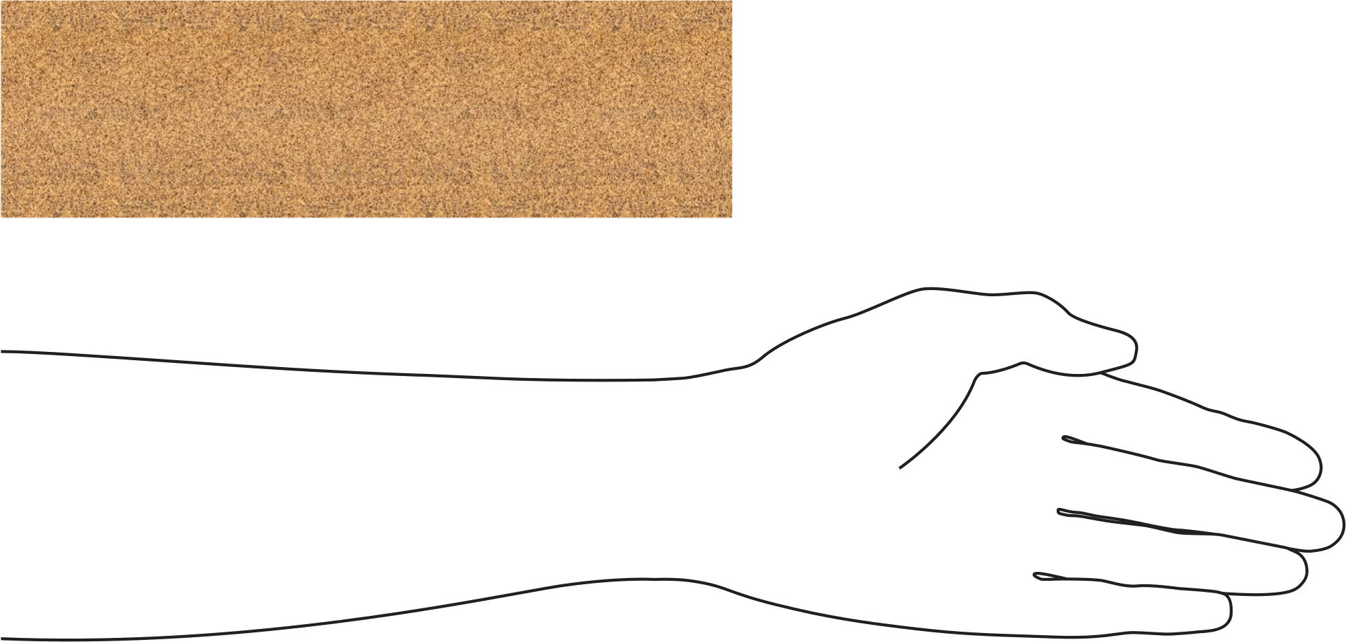 Zımpara Blokları için Zımpara Kağıtları, Takılabilir, 2-3/4“ Genişlik x 9” Uzunluk, Pürüzsüz Yüzey için, 120 Kum