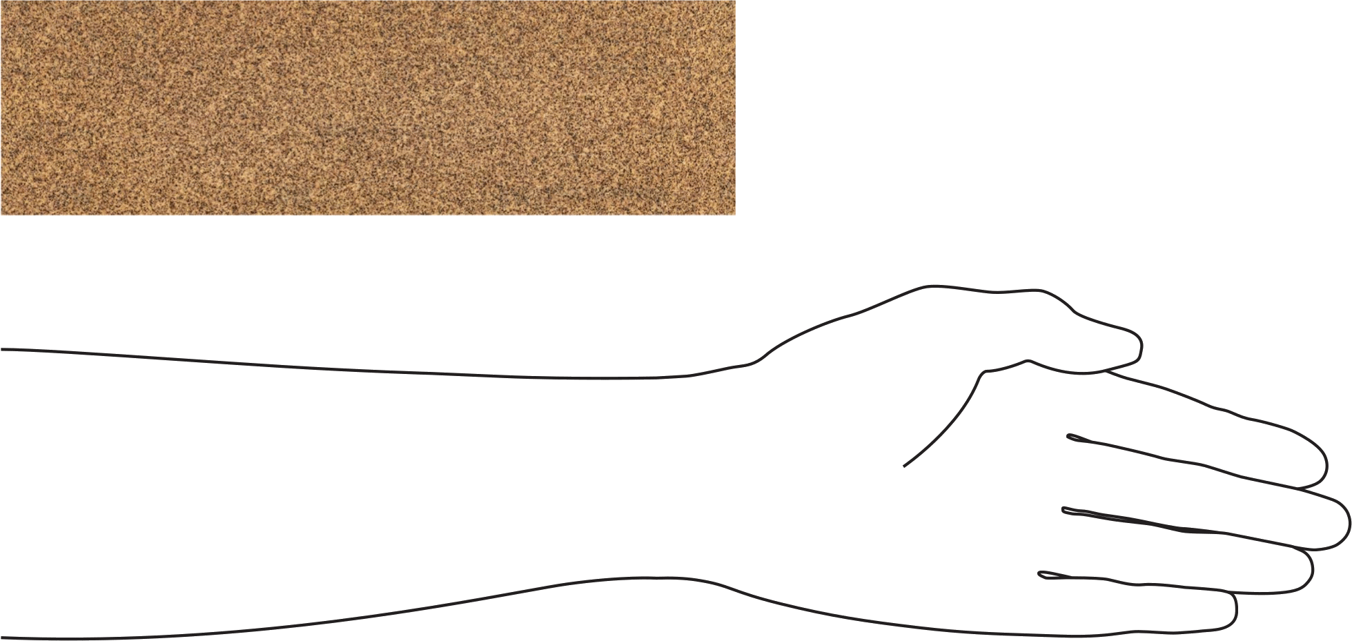 Zımpara Blokları için Zımpara Kağıtları, Takılabilir, 2-3/4“ Genişlik x 9” Uzunluk, Pürüzlü Yüzey için, 80 Kum