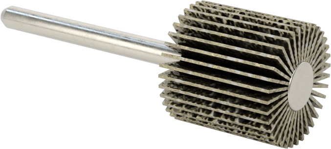 Zımpara Kanatlı Tekerlek, Saplı, 320 Kum, 5/8" Çap, 5/8" Genişlik