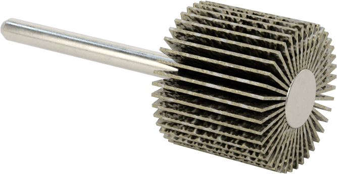 Zımpara Kanatlı Tekerlek, Saplı, 320 Kum, 3/4 inç Çap, 5/8" Genişlik