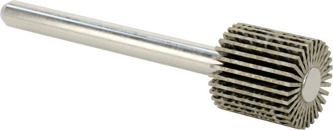 Zımpara Kanatlı Tekerlek, Saplı, 240 Kum, 3/8" Çap, 3/8" Genişlik