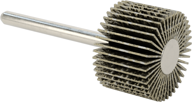 Zımpara Kanatlı Tekerlek, Saplı, 320 Kum, 3/4 inç Çap, 1/2" Genişlik