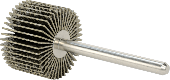 Zımpara Kanatlı Tekerlek, Saplı, 320 Kum, 3/4 inç Çap, 1/2" Genişlik
