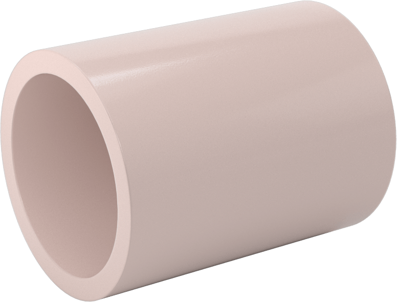 Su için UV'ye Dayanıklı Standart Cidarlı PVC Boru Bağlantı Parçası, Düz Konektör, 1 Soket Bağlantılı Dişi