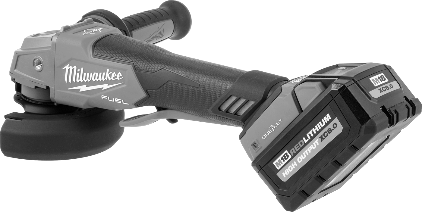 Taşlama Diskleri için Akülü Açılı Taşlama Makinesi, Milwaukee 2882-22, 5" Tekerlek Çapı için