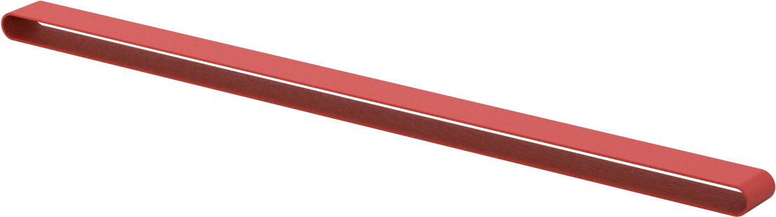 Zımpara Bandı, Pürüzsüz Yüzey için, 120 Kum, 1/2“ Genişlik x 18” Uzunluk