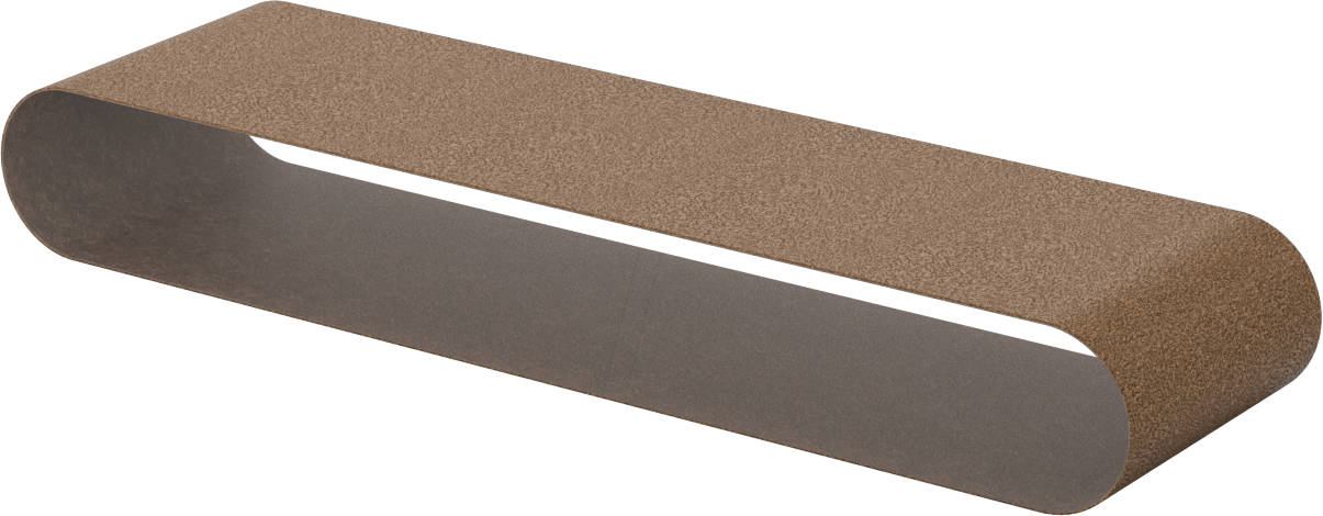 Naylon Örgü Yastıklı Zımpara Bandı, Kaba Sınıf, 3“ Genişlik x 24” Uzunluk