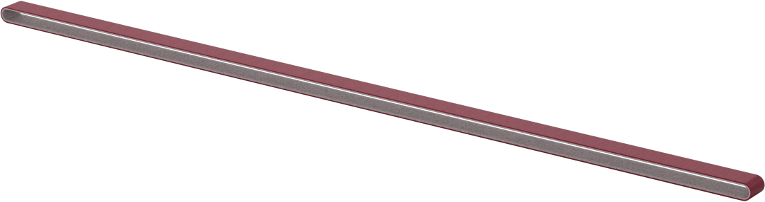 Naylon Örgü Yastıklı Zımpara Bandı, Orta Sınıf, 1/4“ Genişlik x 18” Uzunluk