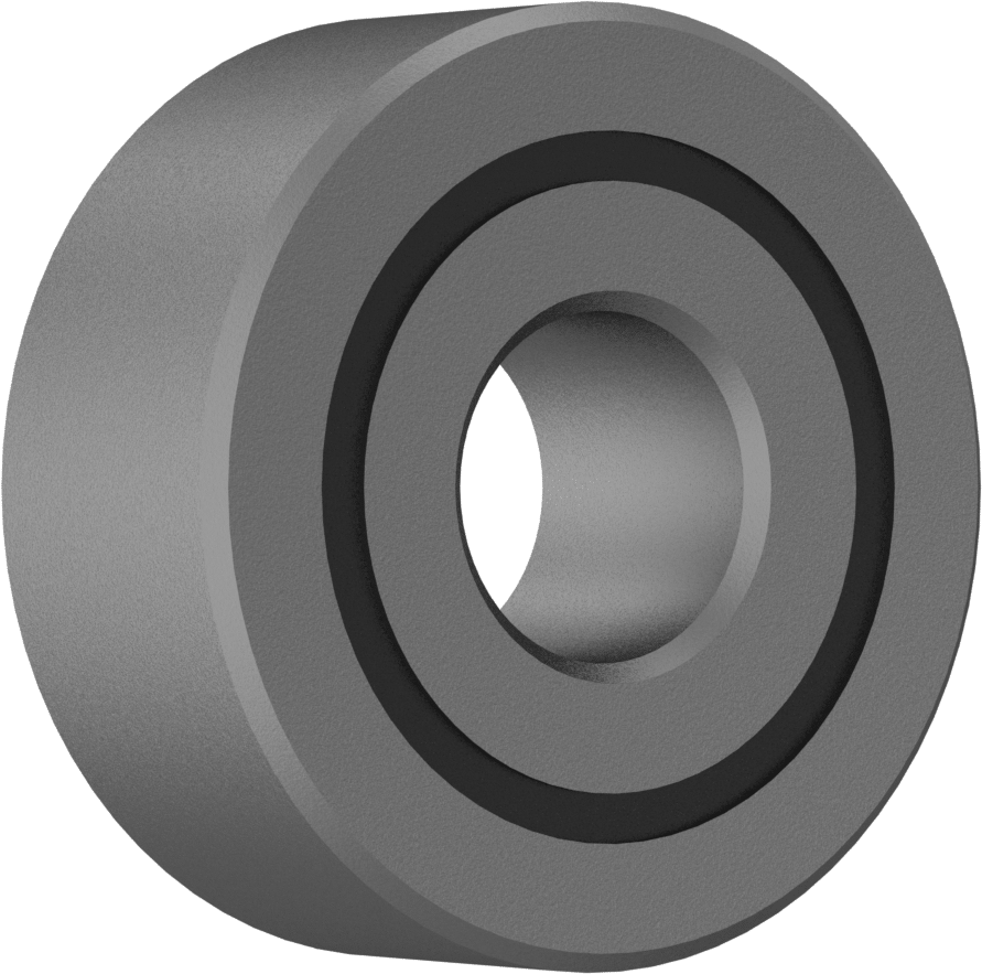 Tek Yönlü Kilitli Bilyalı Rulman, Ekranlı, Ticaret No. 608-2Z, 8 mm Mil Çapı için