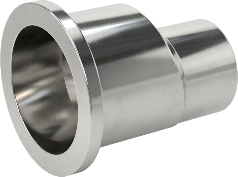Ekstra Parlak Metal Hızlı Kelepçeli Boru Bağlantısı, Sıhhi, 2“ x 1-1/2” Dış Çaplı Boru için Ofset Adaptör