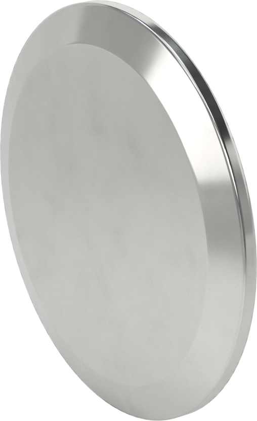 Ekstra Parlak Metal Hızlı Kelepçeli Boru Bağlantısı, Sıhhi, 6" Dış Çaplı Boru için Kapak