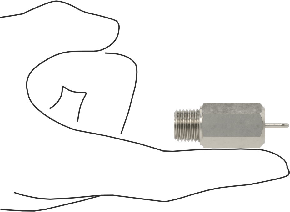 303 Paslanmaz Çelik Sisleme Nozulu, 1/4 NPT Erkek, 40 PSI'da 45,16 gph
