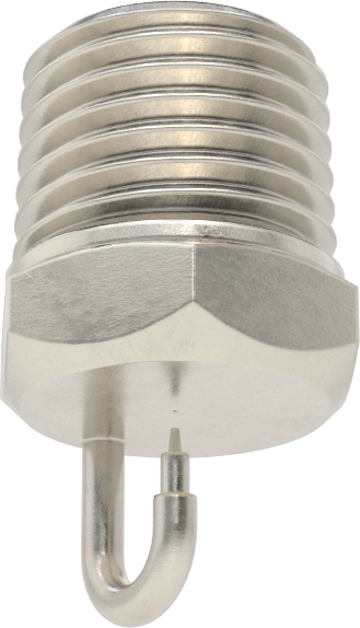 303 Paslanmaz Çelik Sisleme Nozulu, 1/4 NPT Erkek, 40 PSI'da 1,02 gph