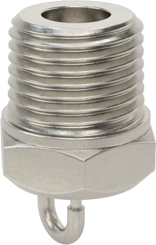 303 Paslanmaz Çelik Sisleme Nozulu, 1/8 NPT Erkek, 40 PSI'da 6,00 gph