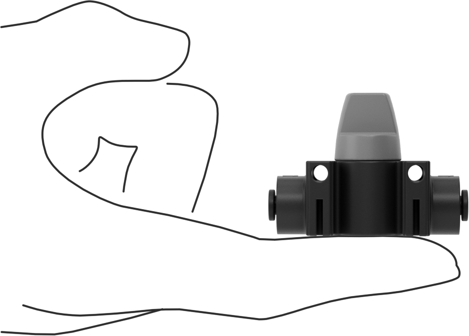 Push-to-Connect Bağlantı Parçaları ile Açma/Kapama Vanası, Düğme Kolu, 4 mm Boru Dış Çapı için