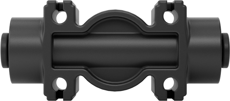 Push-to-Connect Bağlantı Parçaları ile Açma/Kapama Vanası, Düğme Kolu, 4 mm Boru Dış Çapı için