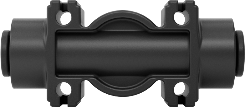 Push-to-Connect Bağlantı Parçaları ile Açma/Kapama Vanası, Düğme Kolu, 6 mm Boru Dış Çapı için