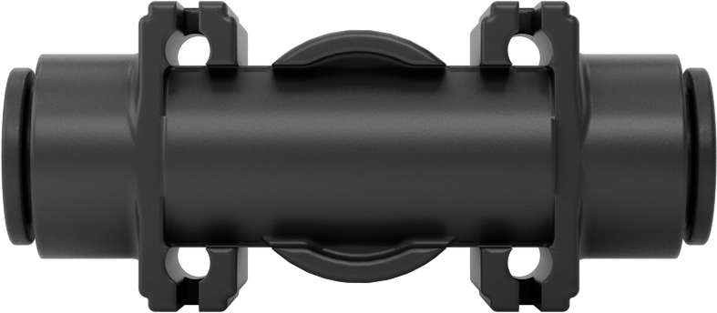 Push-to-Connect Bağlantı Parçaları ile Açma/Kapama Vanası, Düğme Kolu ile Çalıştırılan, 8 mm Boru Dış Çapı için