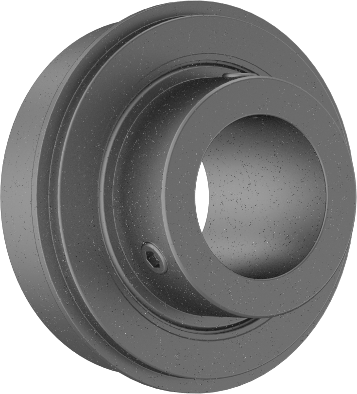 Ayar Vidası Mil Montajlı Bilyalı Rulman, Hızlı Montaj, Numara 7618-2RS, 1-1/8" Mil Çapı için