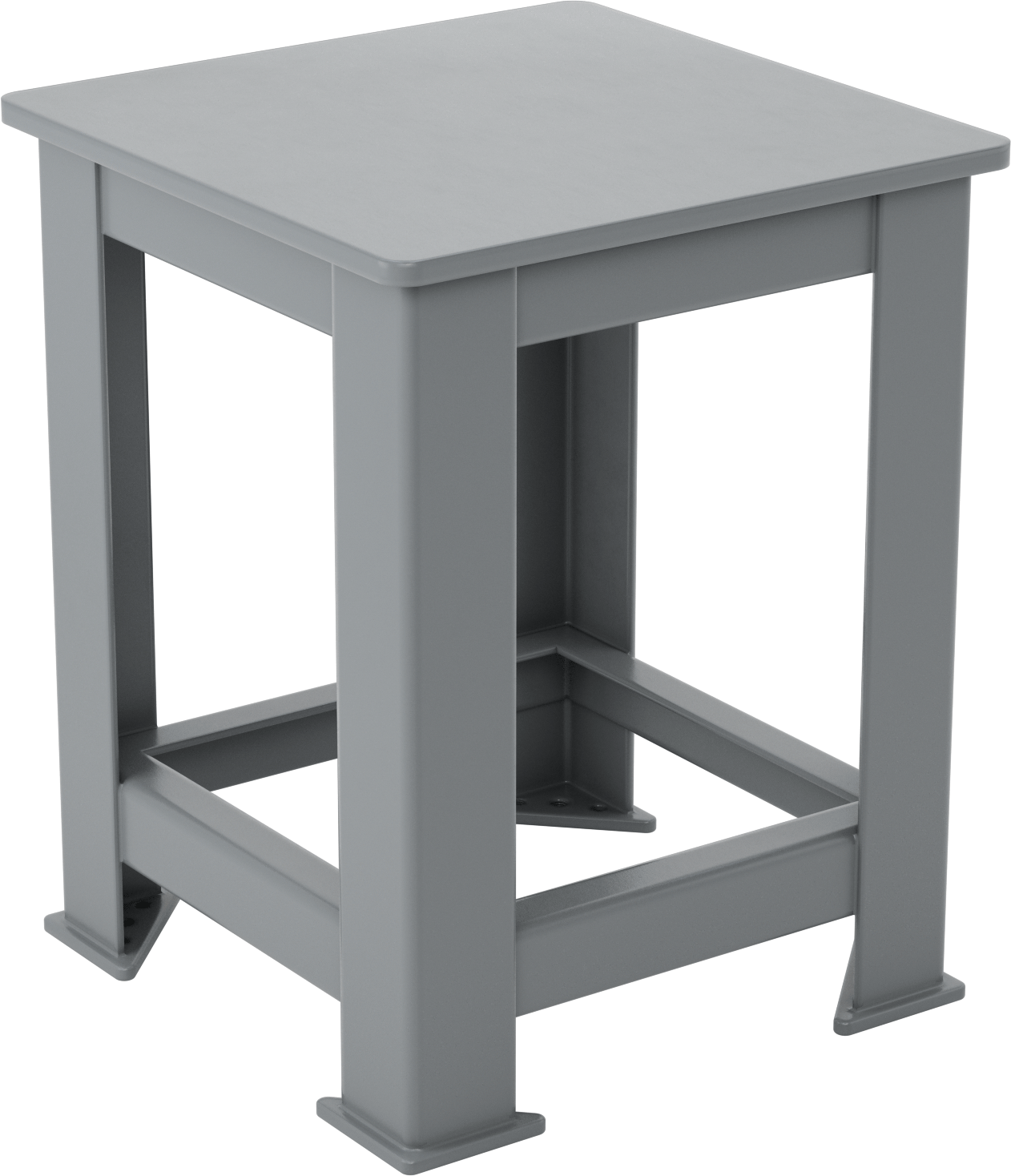 Ultra Düz Ekstra Ağır Hizmet Masası, 30“ Yükseklik x 24” Genişlik x 24" Derinlik