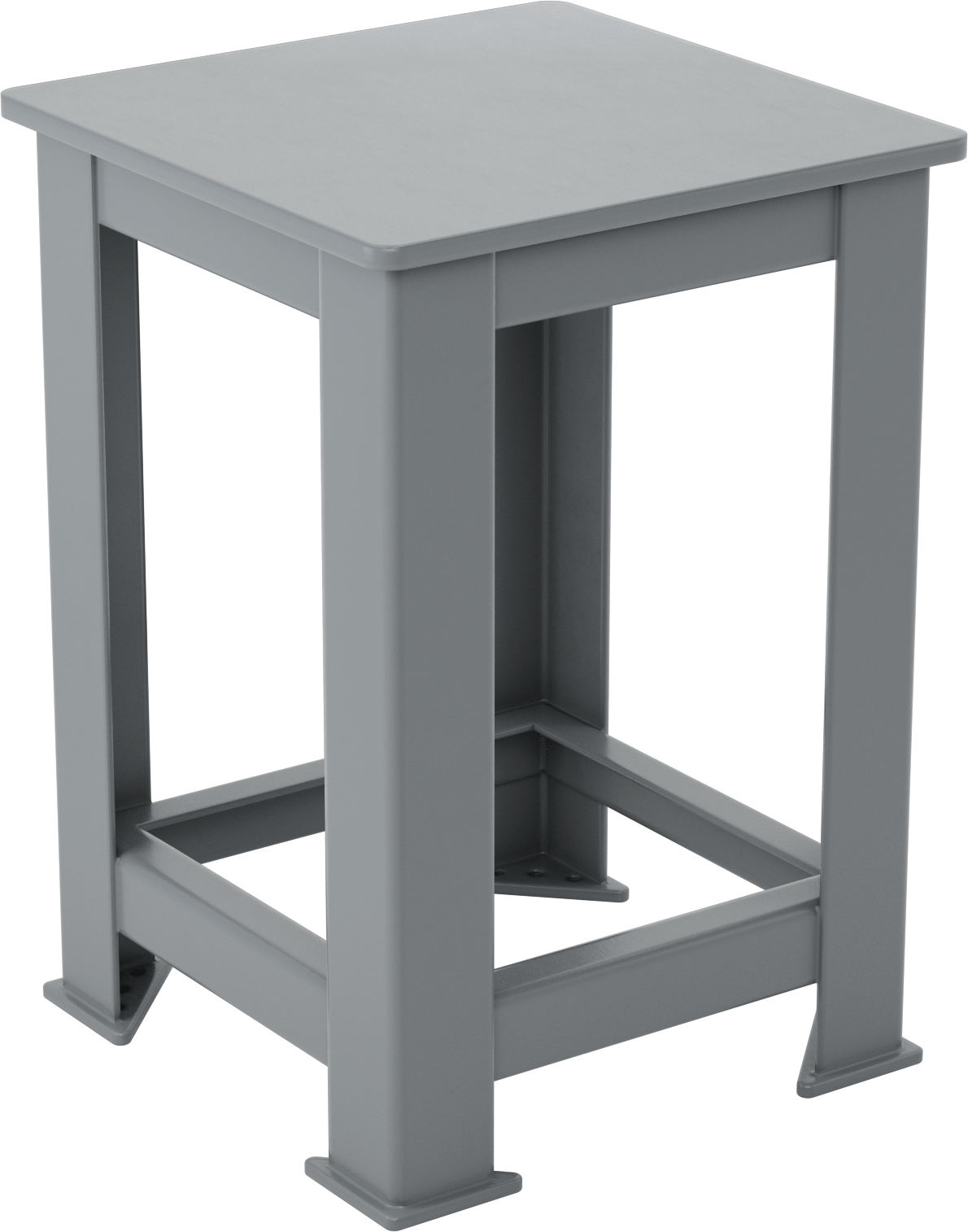 Ultra Düz Ekstra Ağır Hizmet Masası, 34“ Yükseklik x 24” Genişlik x 24" Derinlik