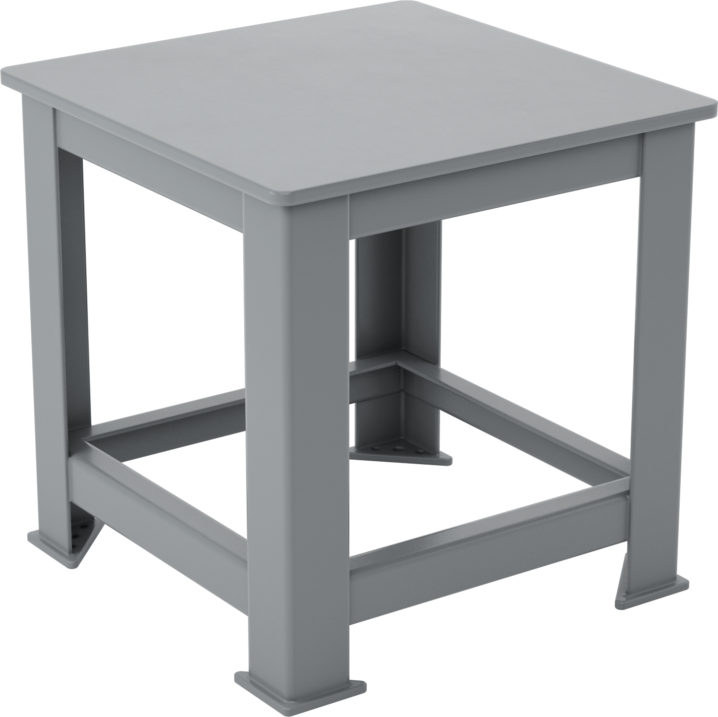 Ultra Düz Ekstra Ağır Hizmet Masası, 30“ Yükseklik x 30” Genişlik x 30" Derinlik