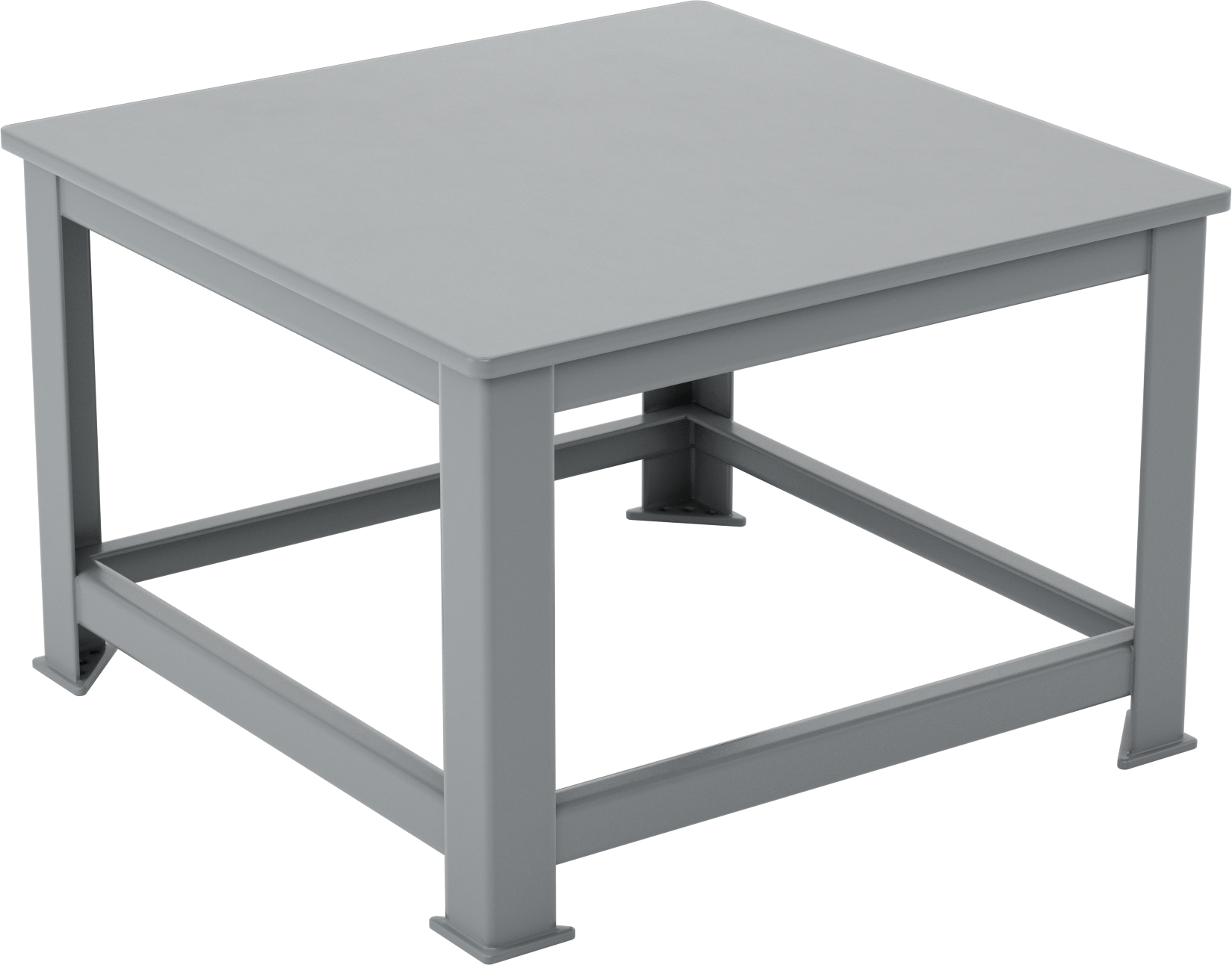 Ultra Düz Ekstra Ağır Hizmet Masası, 32“ Yükseklik x 48” Genişlik x 48" Derinlik