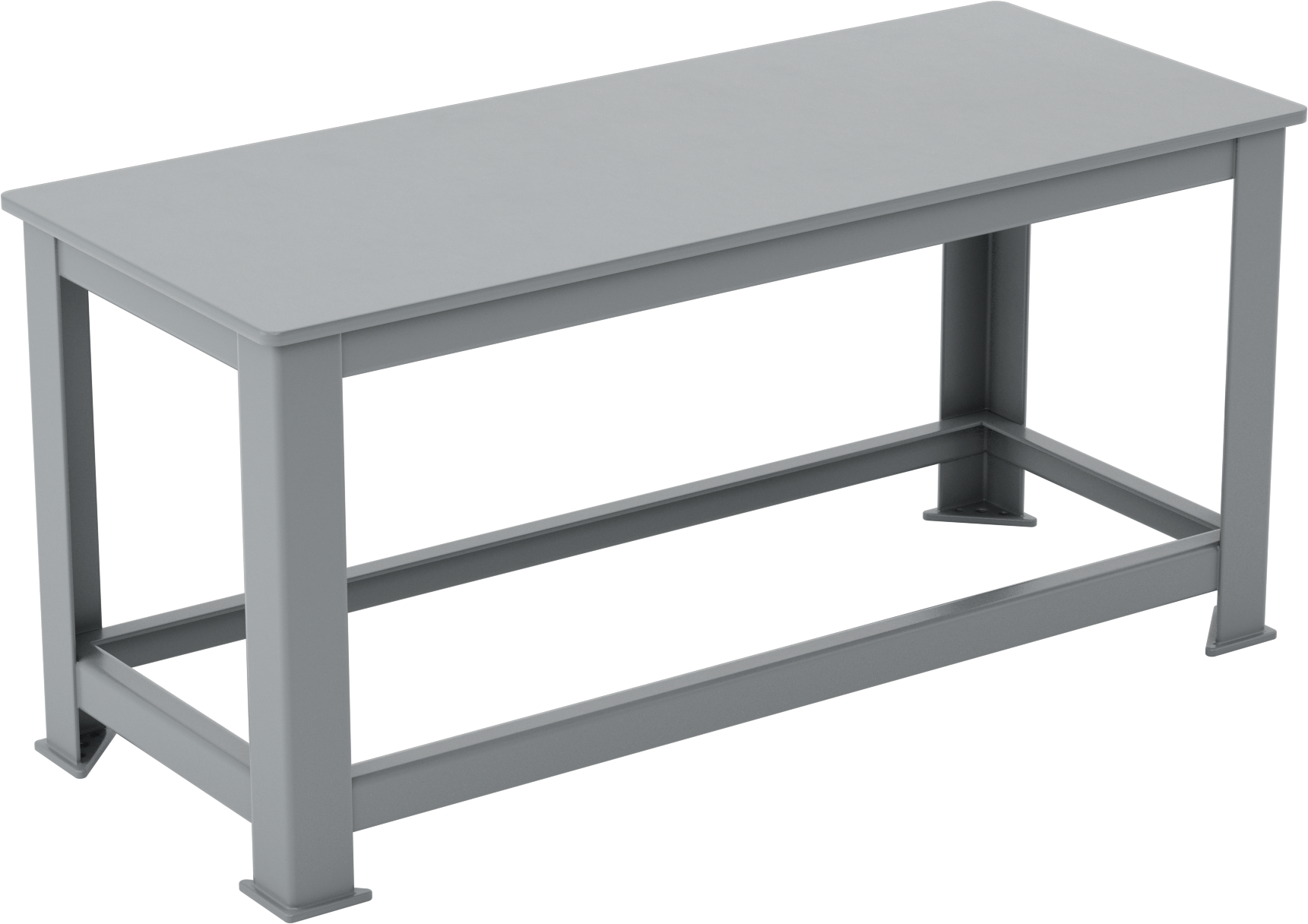 Ultra Düz Ekstra Ağır Hizmet Masası, 34“ Yükseklik x 72” Genişlik x 30" Derinlik