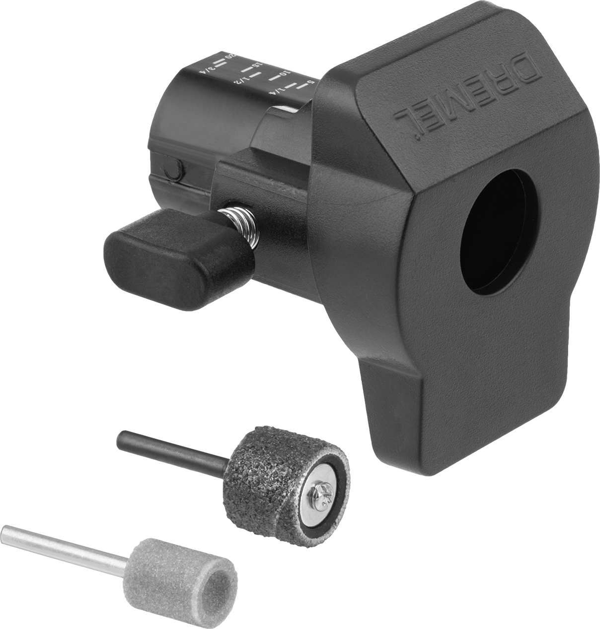 Rotary Tool Guide, Sanding Sleeve Drum, and Grinding Stone