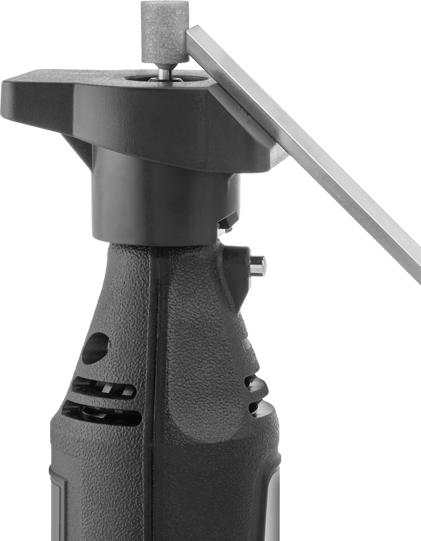 Rotary Tool Guide Shown In Use (Rotary Tool Not Included)