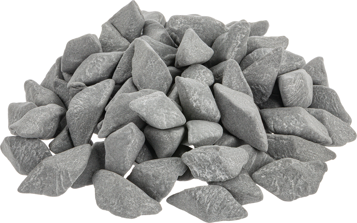 Tumble Medyası, Ekstra Pürüzsüz Yüzey, Üçgen, 5/8" Uzunluk, 5/8" Genişlik, 25 lbs.