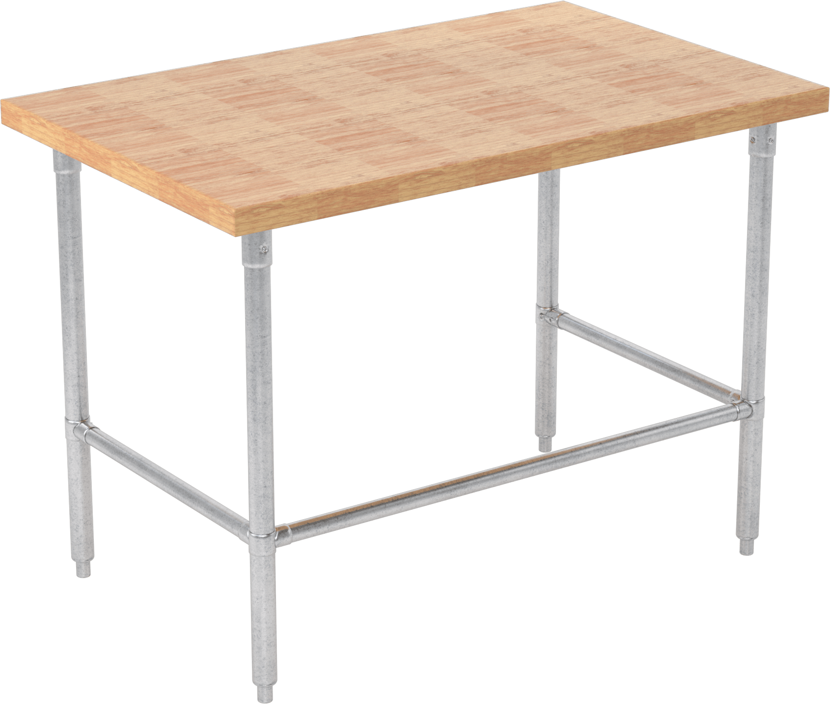 Ahşap Üstlü Masa, 35 inç Yükseklik x 48 inç Genişlik x 30 inç Derinlik