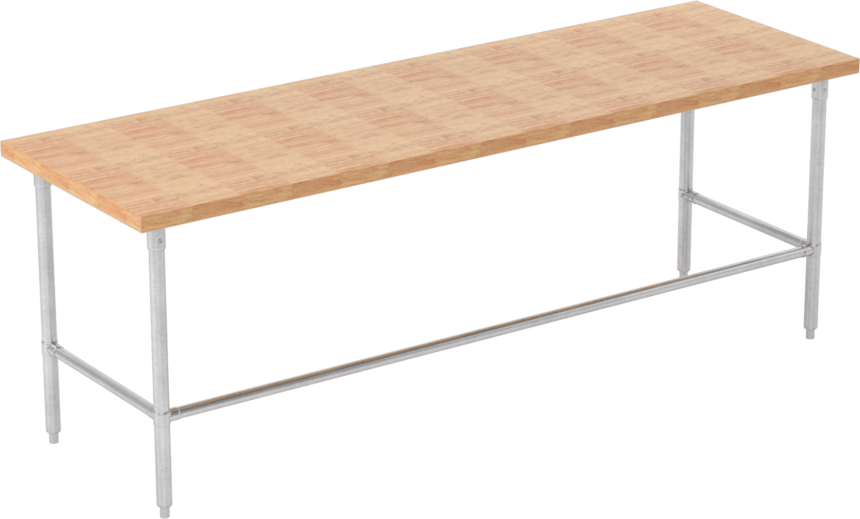 Ahşap Üstlü Masa, 35 inç Yükseklik x 96 inç Genişlik x 30 inç Derinlik