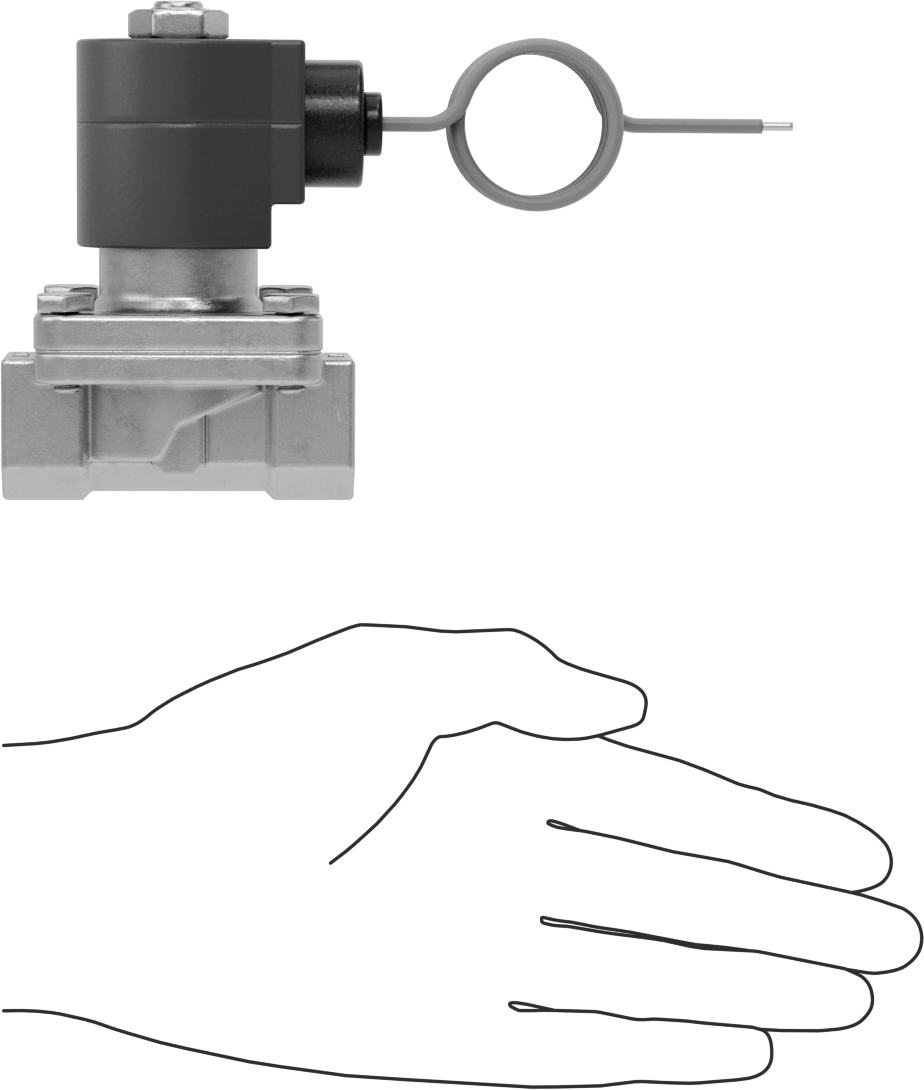 Viton® Contalı 316 Paslanmaz Çelik Solenoid Açma/Kapama Vanası, Soğutucu ve Deterjan için, 3/8 NPT Dişi
