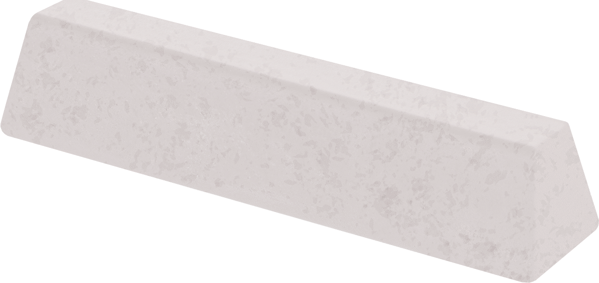 Çelik için Parlatma ve Cilalama Bileşiği, Paslanmaz Çelik, Alüminyum, Pirinç, Bronz ve Bakır, 2 Microns, Kalsine Alümina, 6 oz.