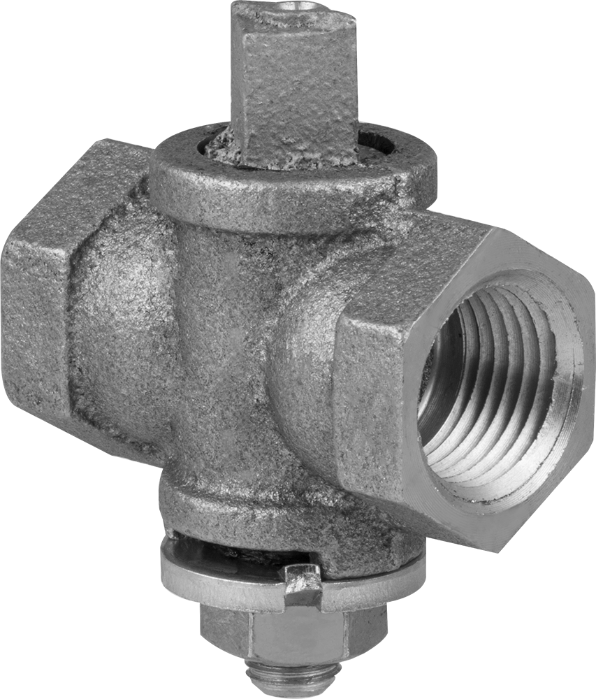 On/Off Doğal Valfi, Propan ve Bütan Gazı, Anahtarla Çalıştırılan, 1/2 NPT Dişi, Maksimum 5 PSI @ 70°F