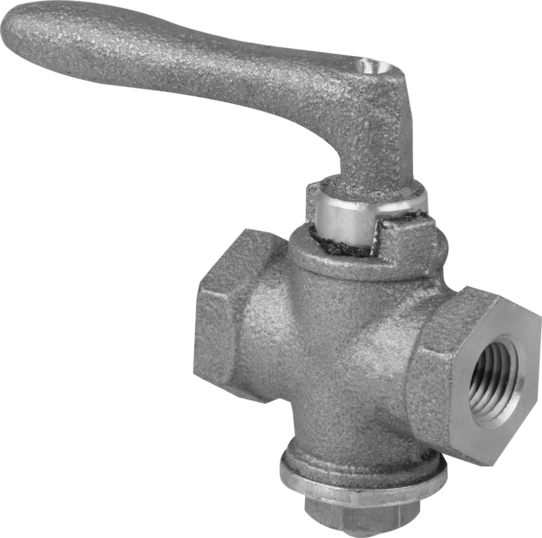 On/Off Doğal Valfi, Propan ve Bütan Gazı, Kol Tutacağı, 1/4 NPT Dişi, Maksimum 2 PSI @ 70°F