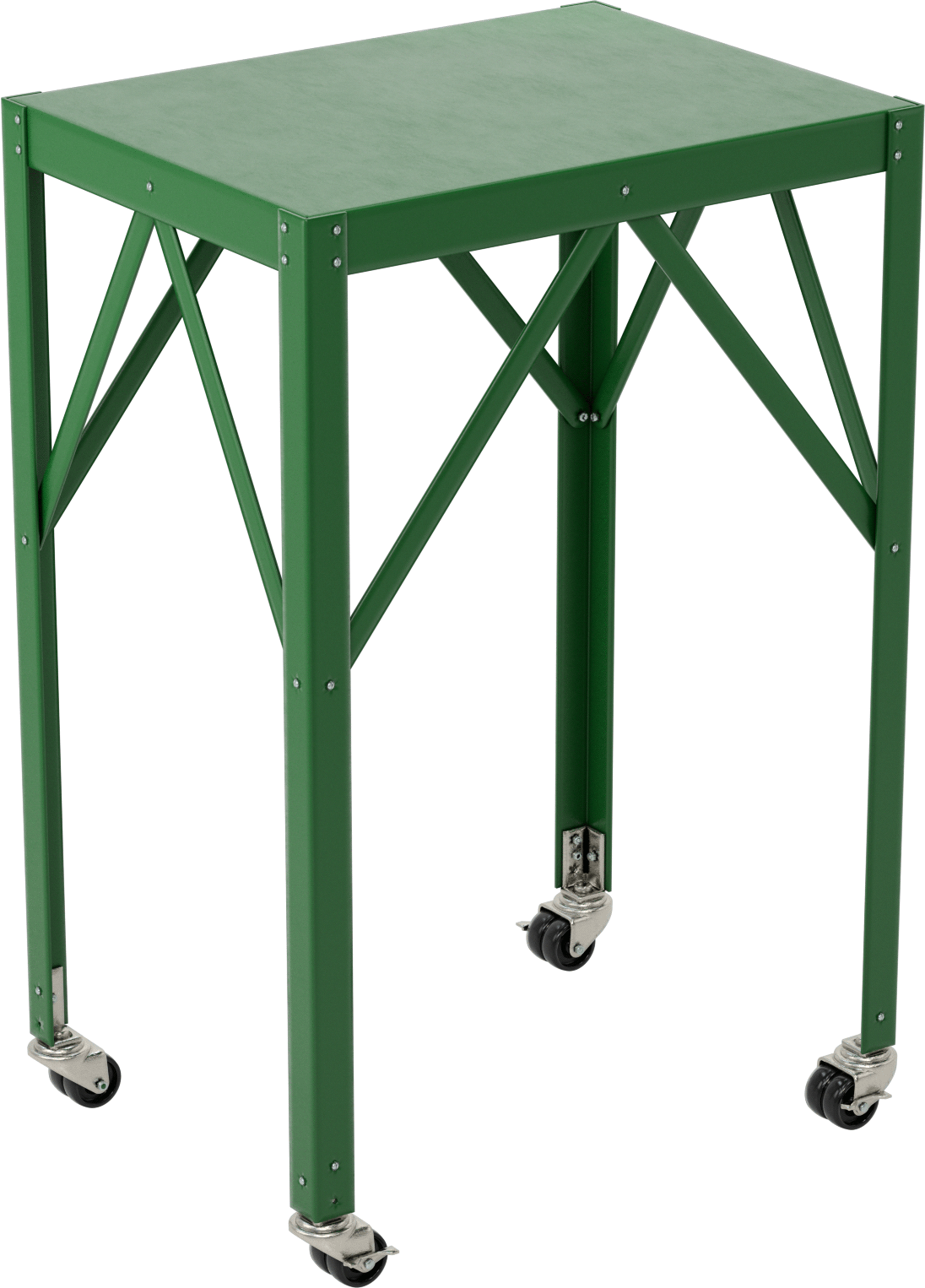 Çelik Masa, Mobil, 36“ Yükseklik x 24” Genişlik x 18" Derinlik