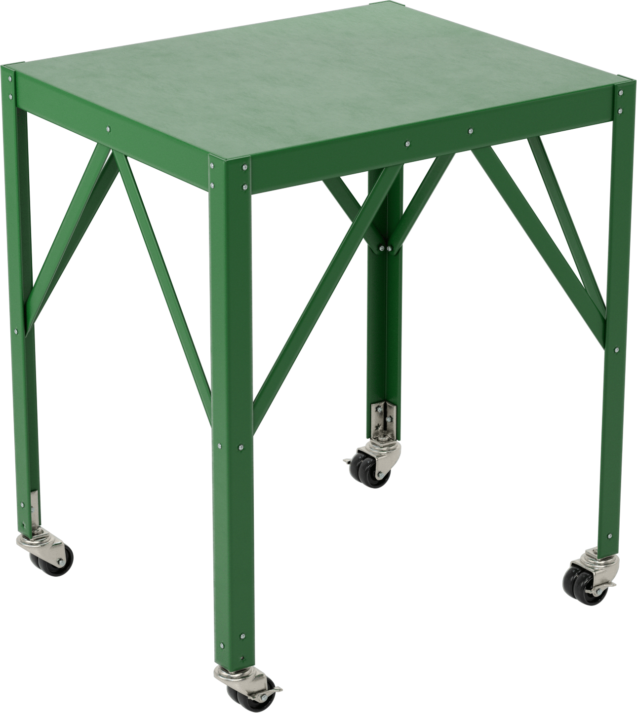 Çelik Masa, Mobil, 30“ Yükseklik x 26” Genişlik x 22" Derinlik