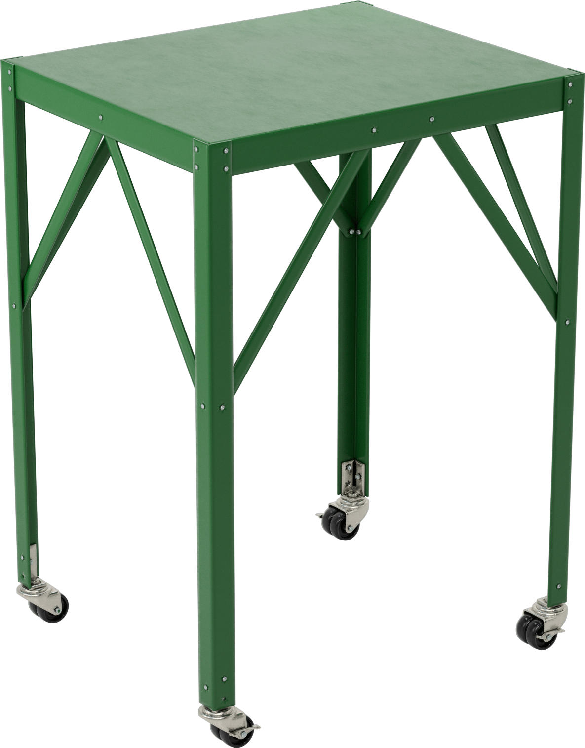 Çelik Masa, Mobil, 36“ Yükseklik x 26” Genişlik x 22" Derinlik